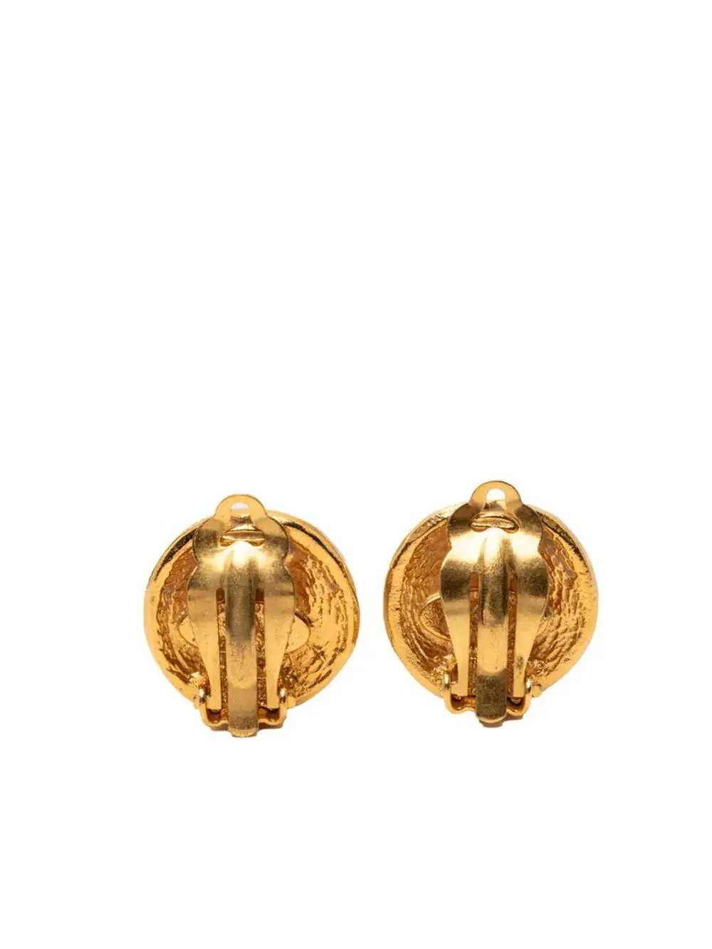 Chanel Cc Logo Clip-On Earrings Metal #246913C61B